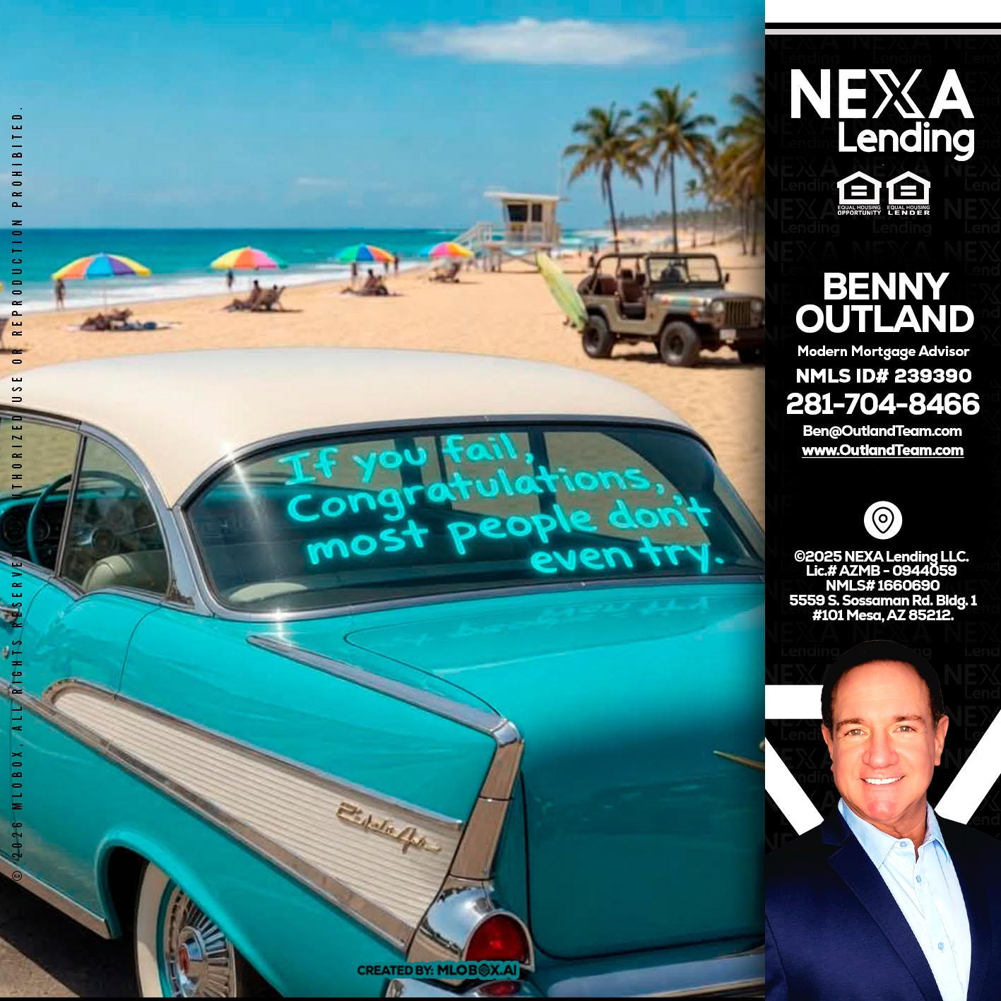 if you - Benny Outland -Modern Mortgage Advisor
