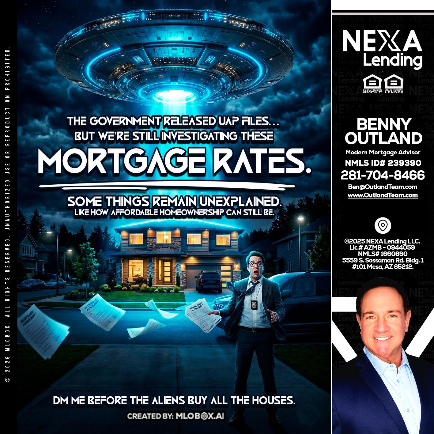 MORTGAGE RATES - Benny Outland -Modern Mortgage Advisor