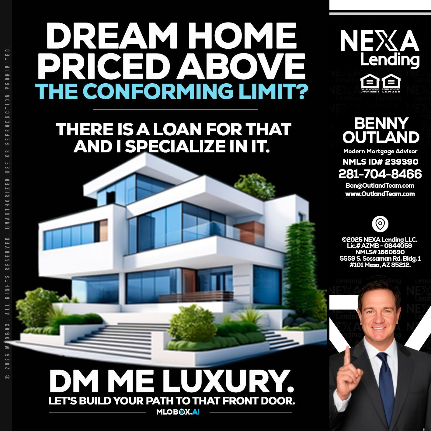 DREAM HOME - Benny Outland -Modern Mortgage Advisor