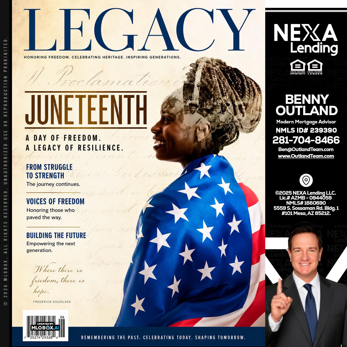 LEGACY - Benny Outland -Modern Mortgage Advisor