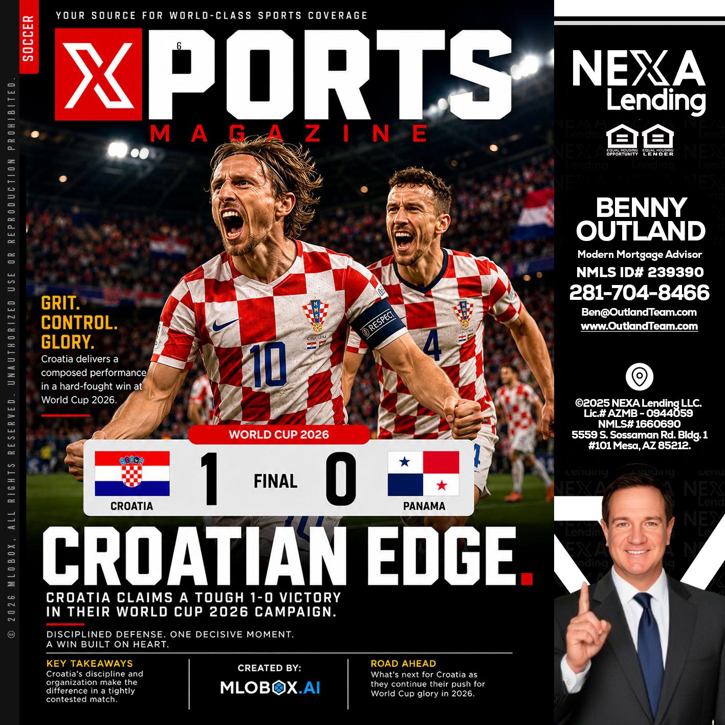 CROATIA 1-0 PANAMA - Benny Outland -Modern Mortgage Advisor