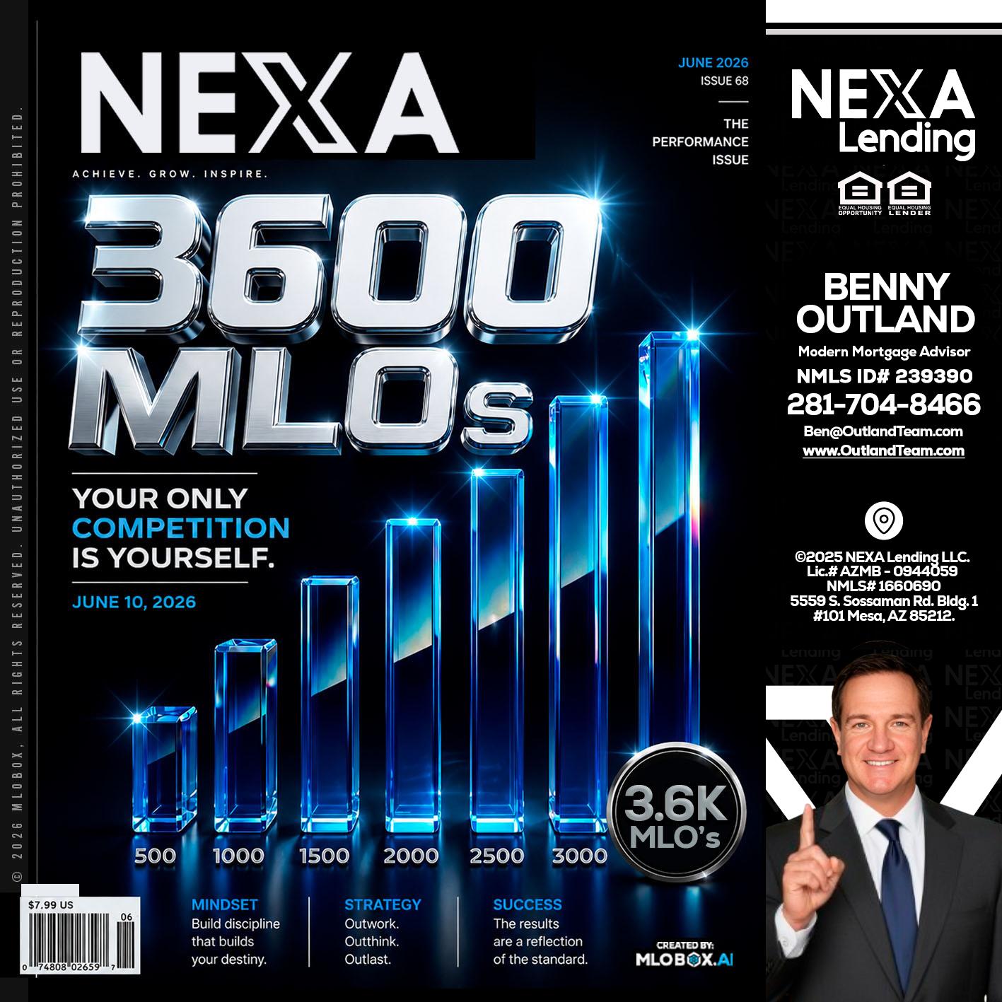 3600 MLOs - Benny Outland -Modern Mortgage Advisor