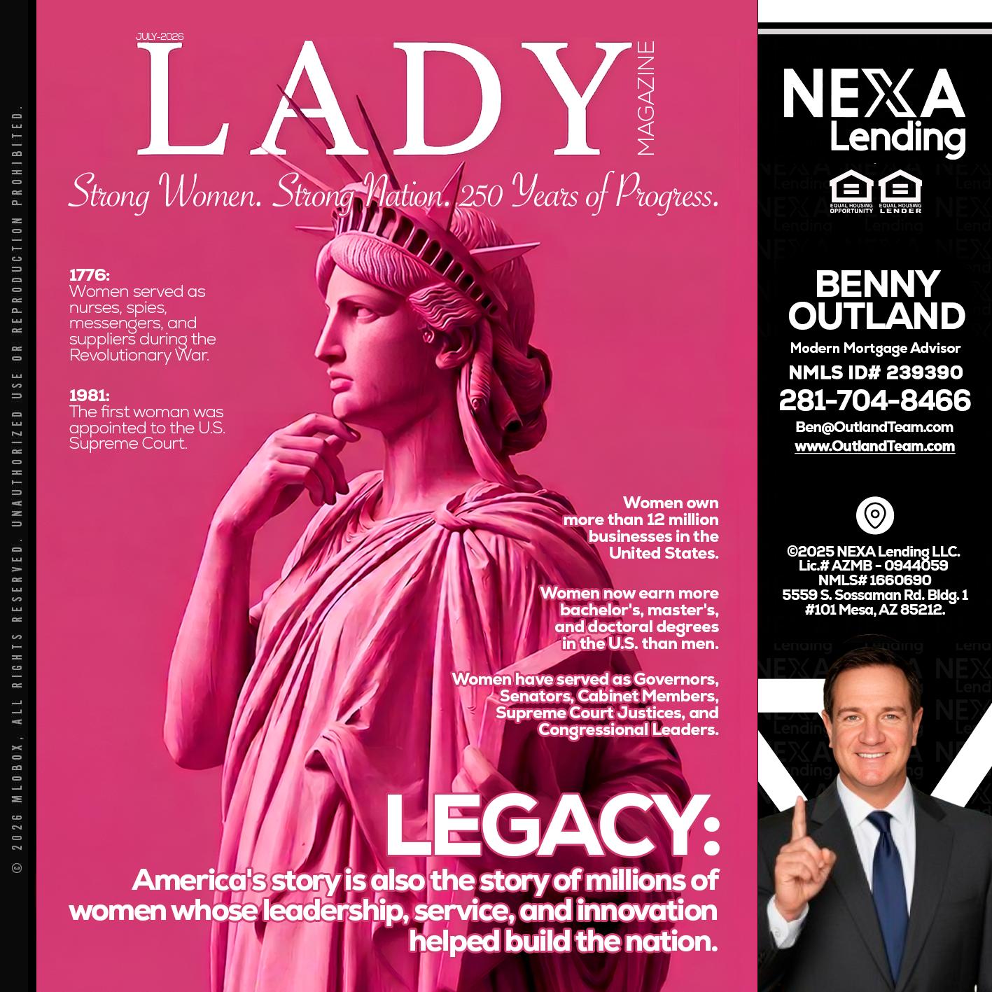 LADY LIBERTY! - Benny Outland -Modern Mortgage Advisor