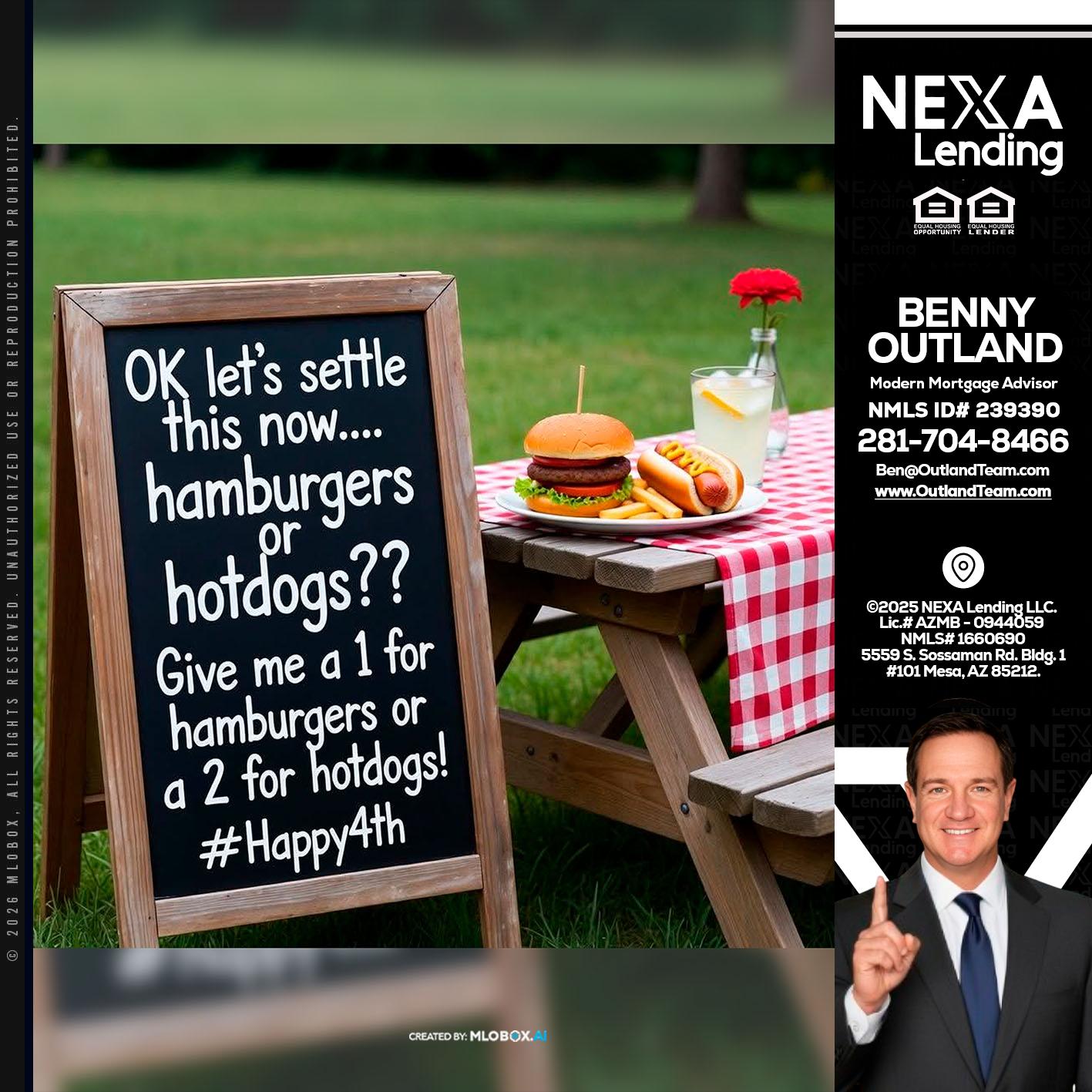 let settle this - Benny Outland -Modern Mortgage Advisor