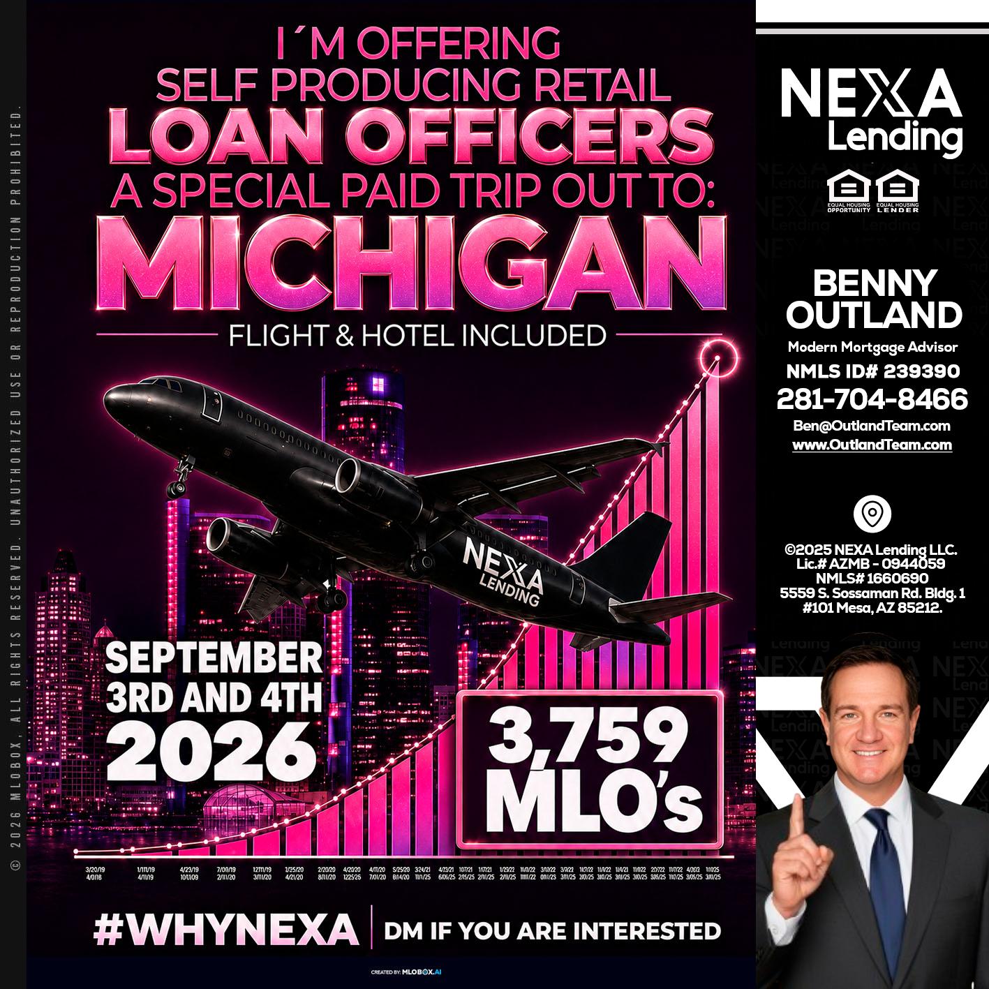 MICHIGAN TRIP - Benny Outland -Modern Mortgage Advisor
