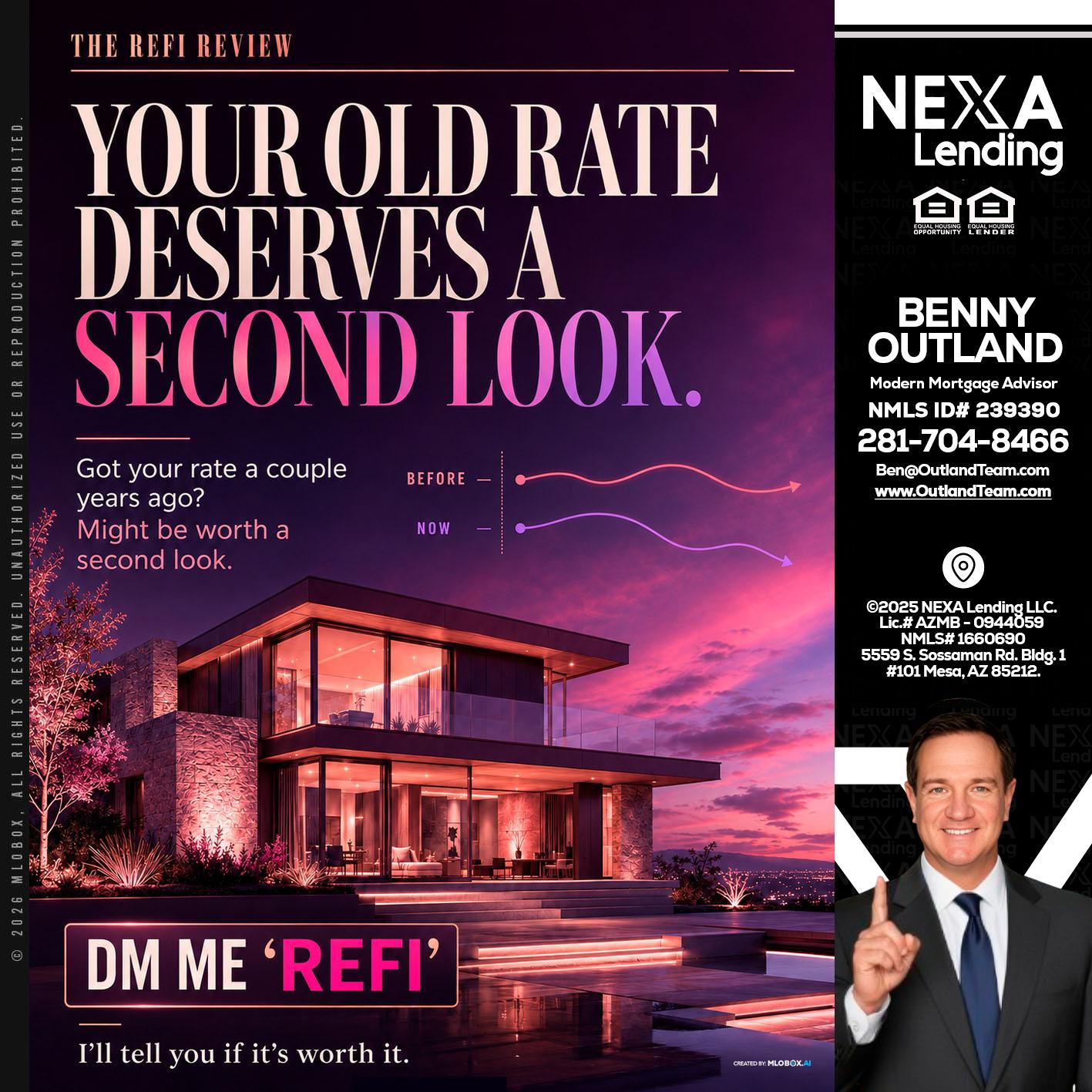 YOUR OLD - Benny Outland -Modern Mortgage Advisor