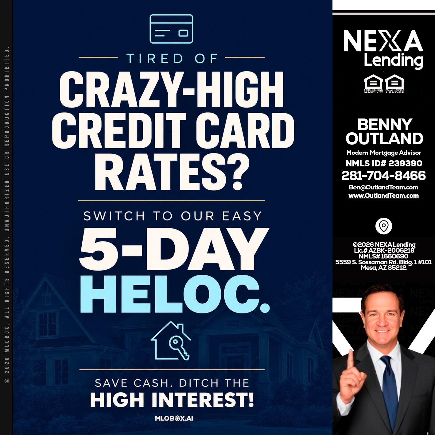 crazy high - Benny Outland -Modern Mortgage Advisor
