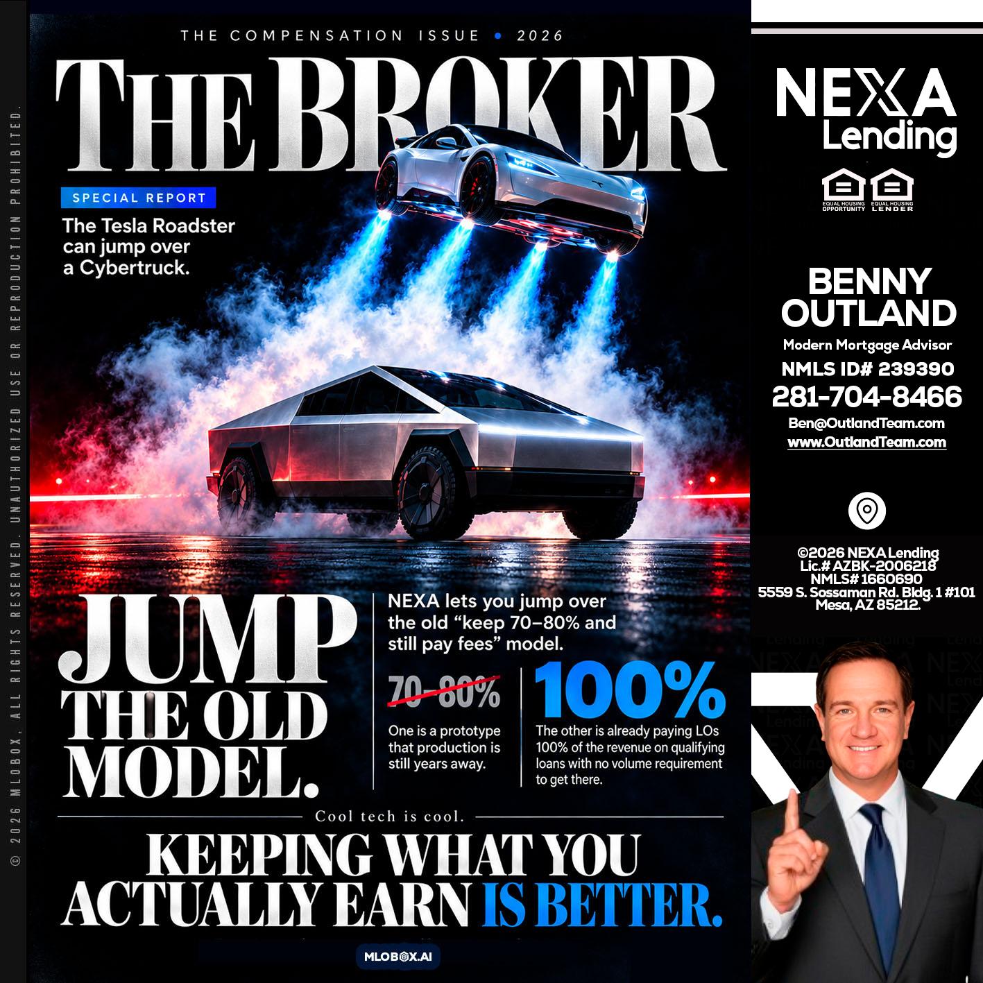THE BROKER - Benny Outland -Modern Mortgage Advisor