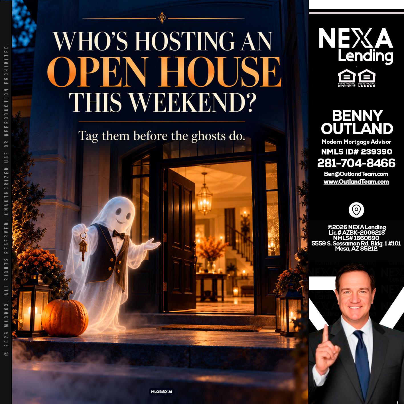 WHO IS HOSTING? - Benny Outland -Modern Mortgage Advisor